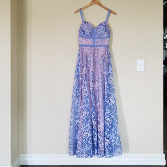Dresses & Skirts - Lavender Embroided Gown